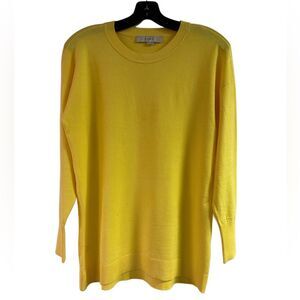Loft Yellow Soft Tunic Sweater Size XS